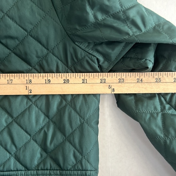 Croft & Barrow quilted womens jacket petite size PL green - Picture 6 of 7
